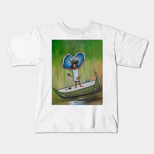 Childhood Kids T-Shirt by carolenewmanarts